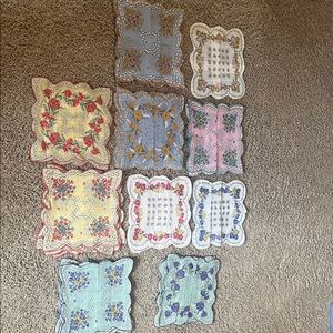 Floral Vintage Handkerchiefs (58)